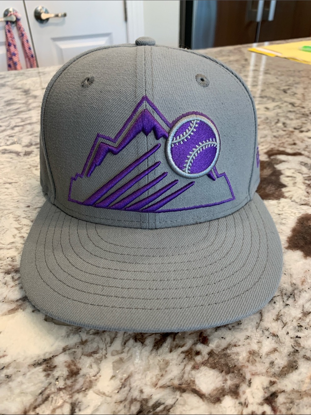 New Era Gray Colorado Rockies Alternate Logo Elements 59FIFTY Fitted Hat 7 1/8